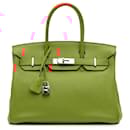 Hermès Orange Togo Birkin Retourne 30