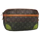LOUIS VUITTON Monogram Compiegne 28 Clutch Bag M51845 LV Auth 132072 - Louis Vuitton