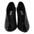 Balenciaga Black Open Peep Toe Pumps