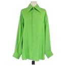 Christopher John Rogers Green Oversized Long Sleeve Shirt - Autre Marque