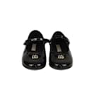 Dolce & Gabbana Kids Black Patent Bow Details Ballet Flats - Autre Marque
