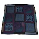 Hermes Multicolor Brides de Gala, Zebra Pegasus & Della Cavalleria Print Crystal Reversible Shawl - Hermès