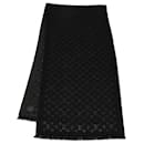 Louis Vuitton Black /Gold Logomania Shine Scarf