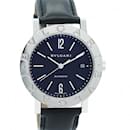 Bvlgari BB38SLAUTO Black Dial Men's Watch - Bulgari