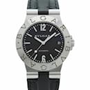 Bvlgari Diagono LCV35S Black Dial Men's Watch - Bulgari