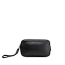 Louis Vuitton Black Noir Leather Clutch Bag