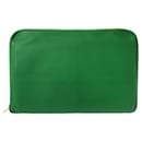 Hermes Azap TGM Green Leather Long Wallet - Hermès