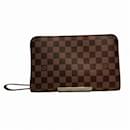 Louis Vuitton Damier Canvas Clutch Bag