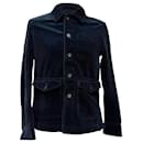  Mr. P. Single-Breasted Buttoned Jacket in Black Corduroy - Autre Marque