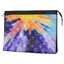 Louis Vuitton Monogram Sunset Pochette Voyage MM Clutch Bag