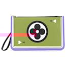 Louis Vuitton Red Game On Neverfull MM Pouch