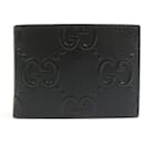 Gucci Men's Black Leather Bi-Fold Wallet