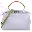 Fendi Mini Peekaboo Leather Shoulder Bag