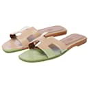 Chaussure HERMES en Cuirs exotiques Beige - 102744 - Hermès