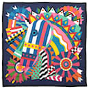 Hermes Carré 90 "Cheval de Fete" Silk handkerchief in Multicolor - Hermès