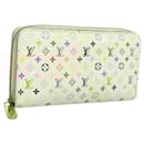 LOUIS VUITTON Monogram Multicolor Zippy Wallet White M60241 LV Auth 128834 - Louis Vuitton