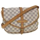 LOUIS VUITTON Damier Azur Saumur 30 Shoulder Bag SPO N48202 LV Auth 32766AV - Louis Vuitton
