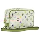 LOUIS VUITTON Monogram Multicolor Trousse Wapity Pouch White M58033 Auth 116230 - Louis Vuitton