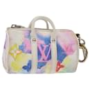LOUIS VUITTON Monogram Watercolor Porte Cles Mini Keepall MP2975 LV Auth 128815M - Louis Vuitton