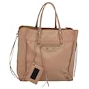 BALENCIAGA Mini Paper A4 Hand Bag Leather Pink 357330 Auth am8223V - Balenciaga