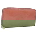 LOUIS VUITTON Vernis Zippy Wallet Long Wallet Poppy Petal M61562 LV Auth am8739 - Louis Vuitton