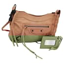 BALENCIAGA The Hip Shoulder Bag Leather Pink 242803 Auth am7896V - Balenciaga