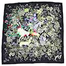 Christian Dior 22 D-Constellation Print Silk Scarf