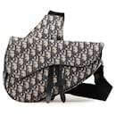 Dior Saddle Oblique Canvas Leather 2way Bag