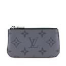 Louis Vuitton Monogram Eclipse Pochette Clé Reverse Coin Case