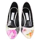 Off-White x Jimmy Choo Multicolor Floral Vinyl Anne Pumps - Autre Marque