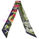 Hermes Multicolor Exposition Universelle Print Twilly - Hermès