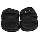Hermes Noir Epsom Jackson Sandals - Hermès