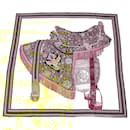 Hermes Multicolor Selle Des Steppes Wash Scarf 90 - Hermès