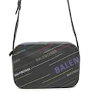 Balenciaga Black Leather Shoulder Bag
