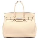 Hermès Brown Clemence Birkin Retourne 35
