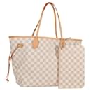 LOUIS VUITTON Damier Azur Neverfull MM Tote Bag N41605 LV Auth ac3855V - Louis Vuitton