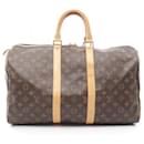 Louis Vuitton Keepall 45 Monogram Boston Bag