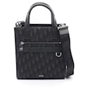 Dior Safari Oblique Canvas Leather Handbag - Christian Dior