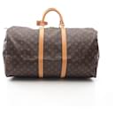 Louis Vuitton Keepall 55 Monogram Boston Bag