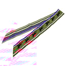 Hermès Red Sequences Silk Twilly Scarf