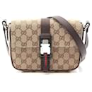 Gucci GG Mini Crossbody Bag Canvas Leather