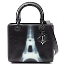 Dior Lady Dior Leather Handbag Black