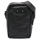 Balenciaga Green Lambskin Motocross Classic Reporter Crossbody