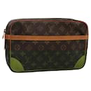 LOUIS VUITTON Monogram Compiegne 28 Clutch Bag M51845 LV Auth ki5867 - Louis Vuitton