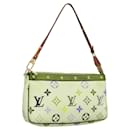 LOUIS VUITTON Pochette Pouch Monograma Multicolor Branco M92649 LV Auth 135545 - Louis Vuitton