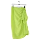 Green silk skirt - Autre Marque