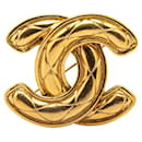 Chanel Coco Mark Matelasse Brooch