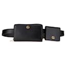 Gucci GG Marmont Black Leather Fanny Pack
