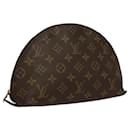 LOUIS VUITTON Monogram Trousse Demi Ronde Cosmetic Pouch M47520 LV Auth 133922 - Louis Vuitton