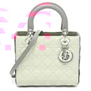 Dior Lady Dior Leather Handbag Pink